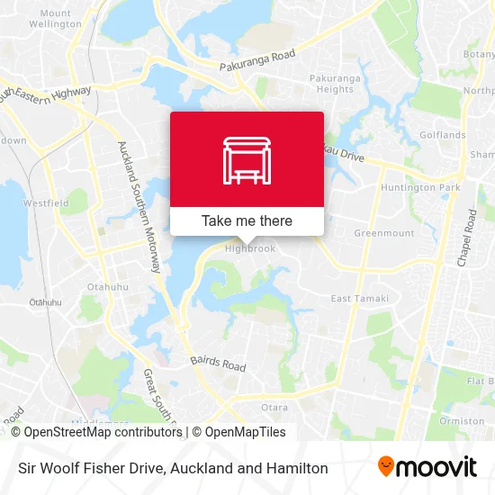 Sir Woolf Fisher Drive map