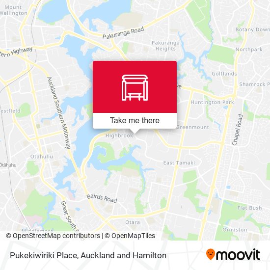 Pukekiwiriki Place map