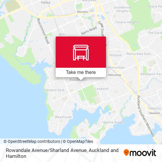 Rowandale Avenue / Sharland Avenue map