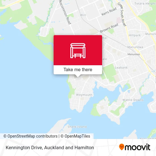 Kennington Drive map
