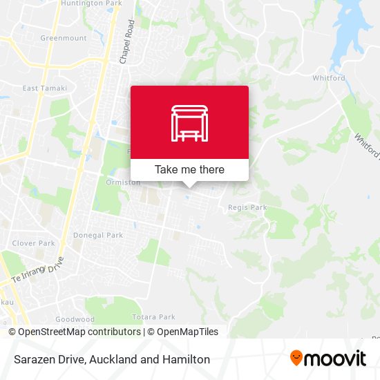 Sarazen Drive map