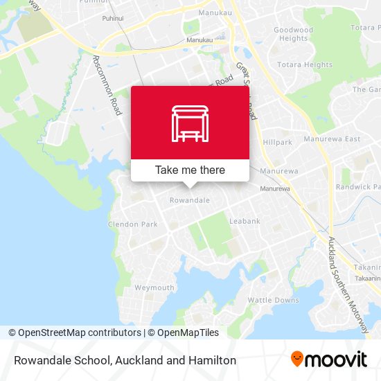 Rowandale School map