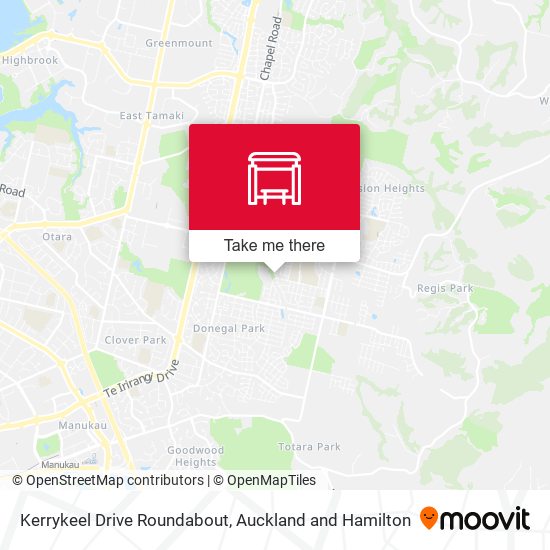 Kerrykeel Drive Roundabout map