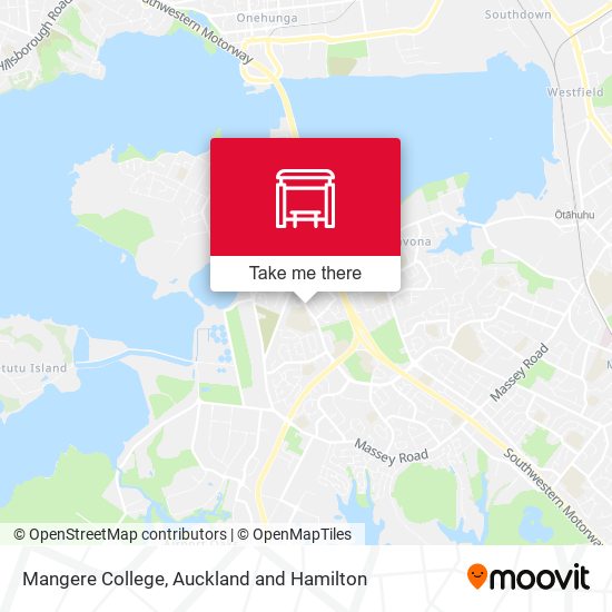 Mangere College map