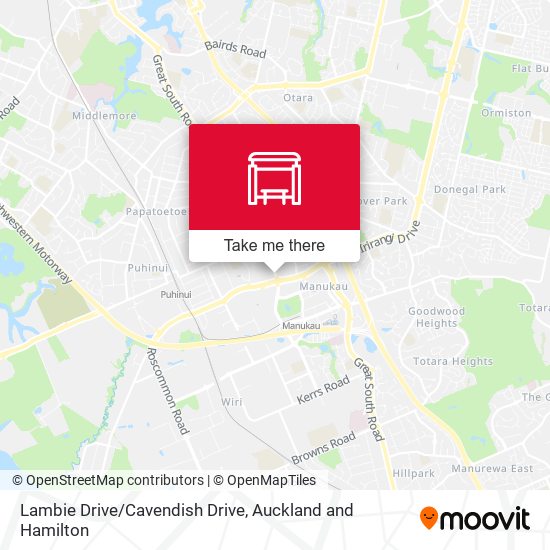 Lambie Drive/Cavendish Drive地图