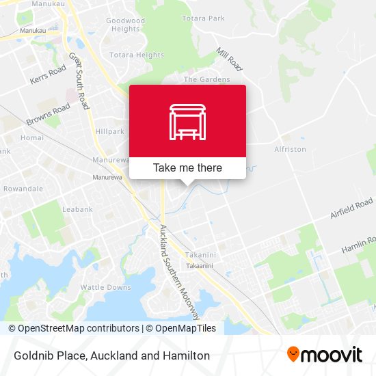 Goldnib Place map