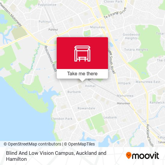 Blind And Low Vision Campus map