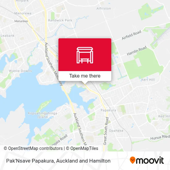 Pak'Nsave Papakura map