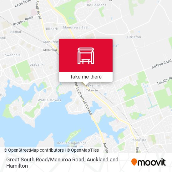 Great South Road/Manuroa Road地图