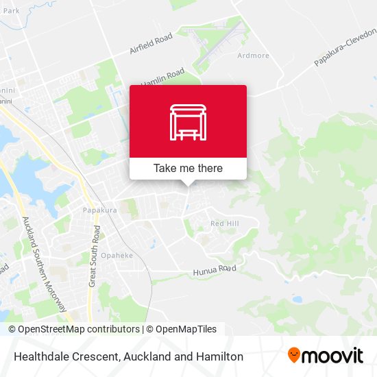 Healthdale Crescent map