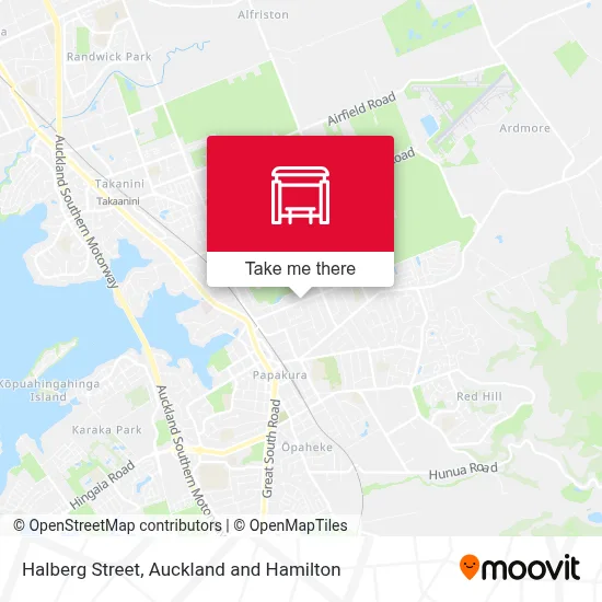 Halberg Street map