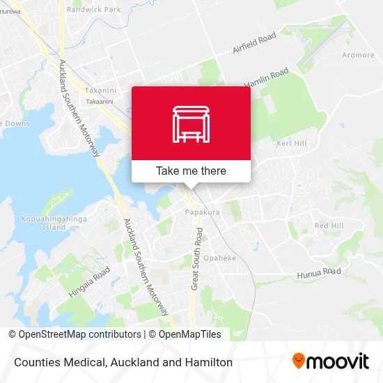 Counties Medical map