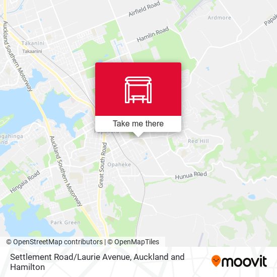 Settlement Road/Laurie Avenue map