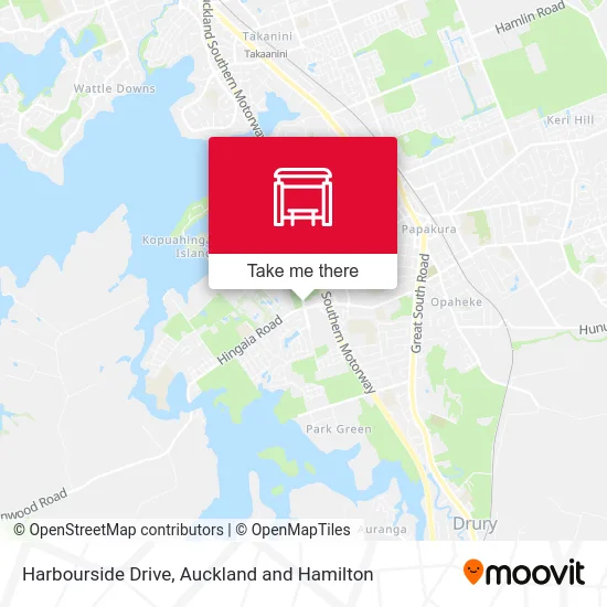 Harbourside Drive map