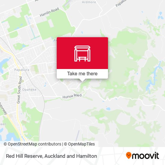 Red Hill Reserve map