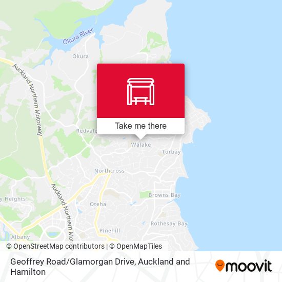 Geoffrey Road/Glamorgan Drive map