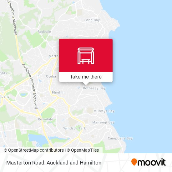 Masterton Road map