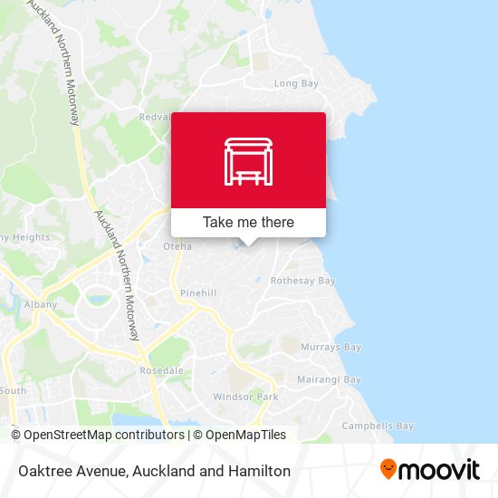 Oaktree Avenue map