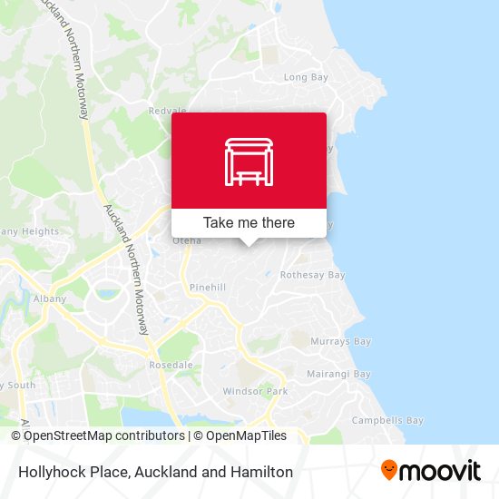 Hollyhock Place map