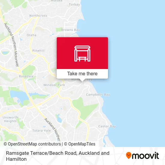 Ramsgate Terrace/Beach Road map