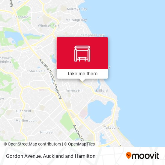 Gordon Avenue map