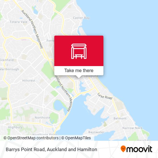 Barrys Point Road map