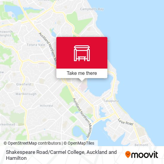 Shakespeare Road / Carmel College map