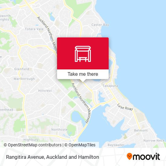 Rangitira Avenue map