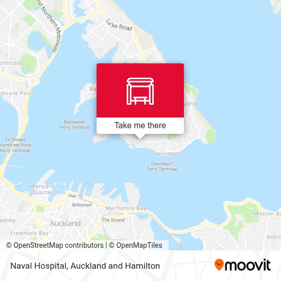 Naval Hospital map