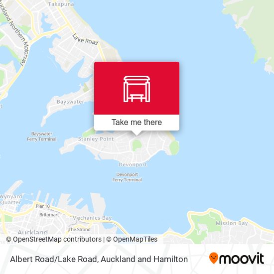Albert Road/Lake Road map