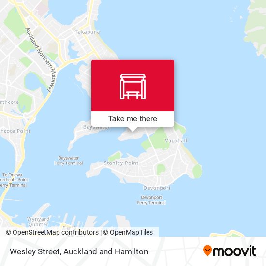 Wesley Street map