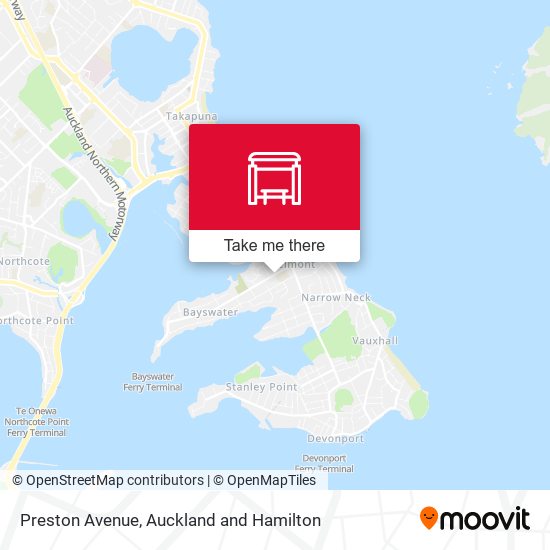 Preston Avenue map