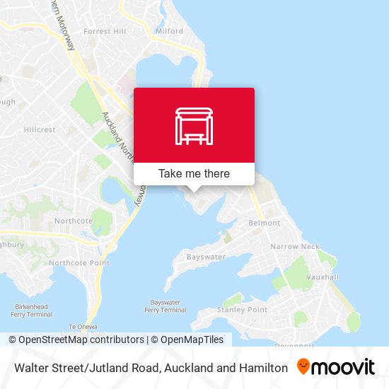 Walter Street/Jutland Road map