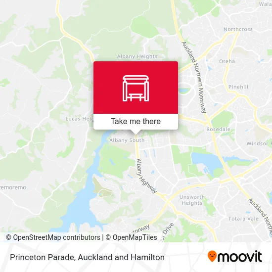 Princeton Parade map