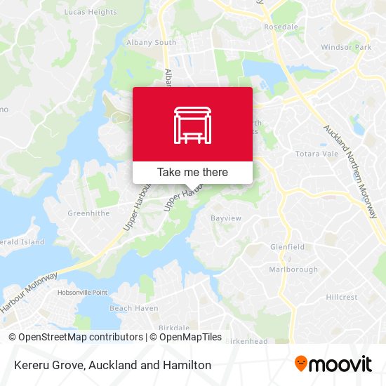 Kereru Grove map