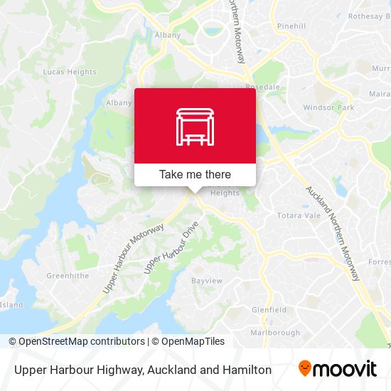 Upper Harbour Highway地图