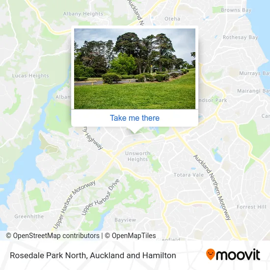 Rosedale Park North map