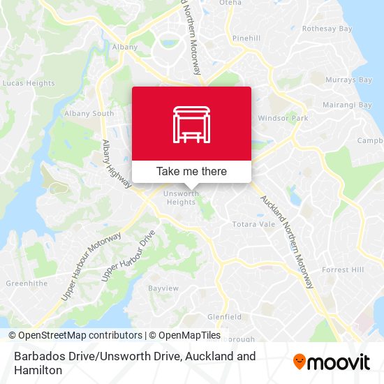 Barbados Drive/Unsworth Drive map