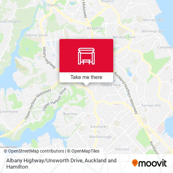 Albany Highway/Unsworth Drive map