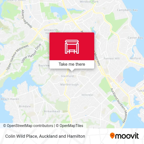 Colin Wild Place map