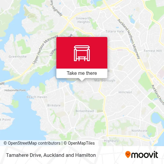Tamahere Drive map