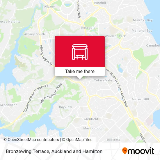 Bronzewing Terrace map