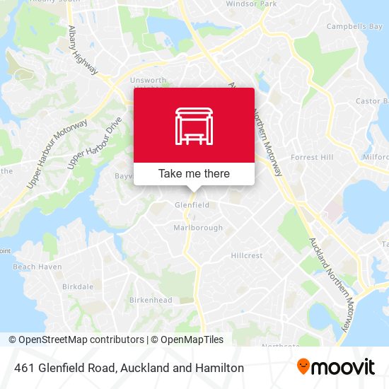 461 Glenfield Road map