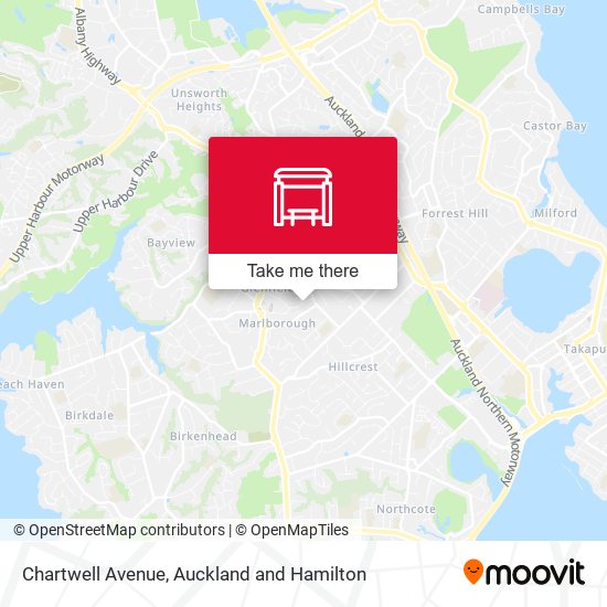 Chartwell Avenue map
