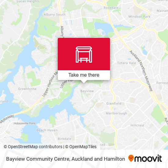Bayview Community Centre map