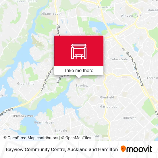Bayview Community Centre map