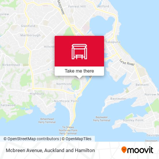 Mcbreen Avenue map