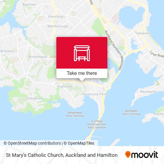 St Mary's Catholic Church map