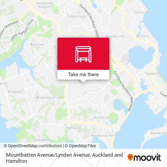Mountbatten Avenue / Lynden Avenue map