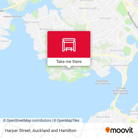 Harper Street map